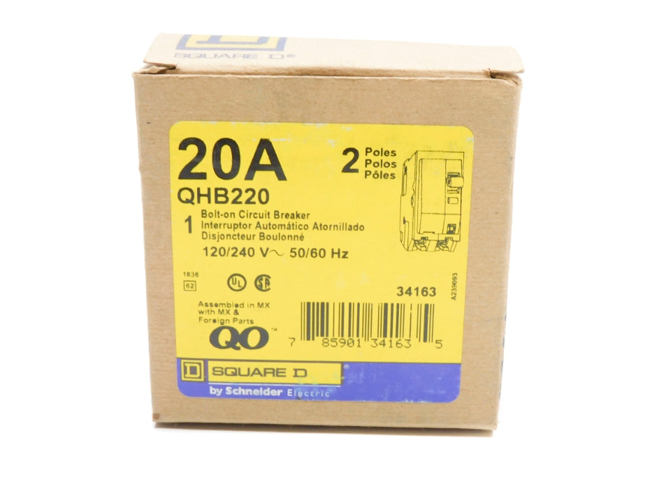 SQUARE D QHB220 20A 120/240V NSMP
