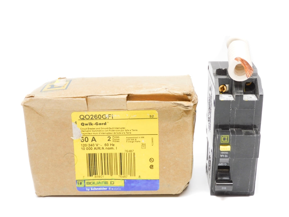SQUARE D QO260GFI 60A 120/240V NSMP