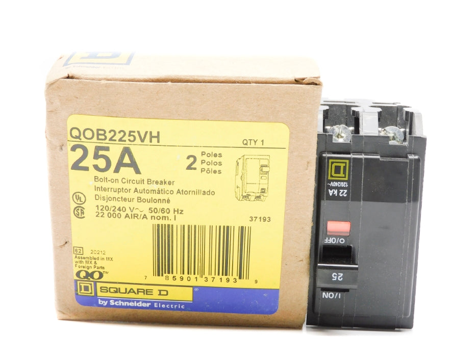 SQUARE D QOB225VH 25A 120/240V NSMP