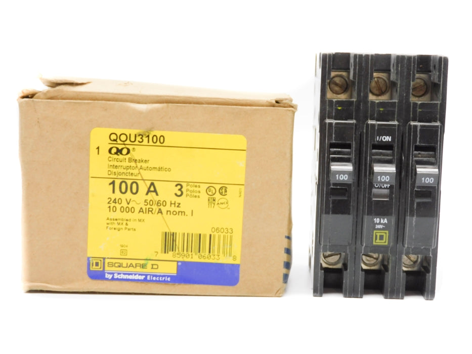 SQUARE D QOU3100 240V 100A NSMP