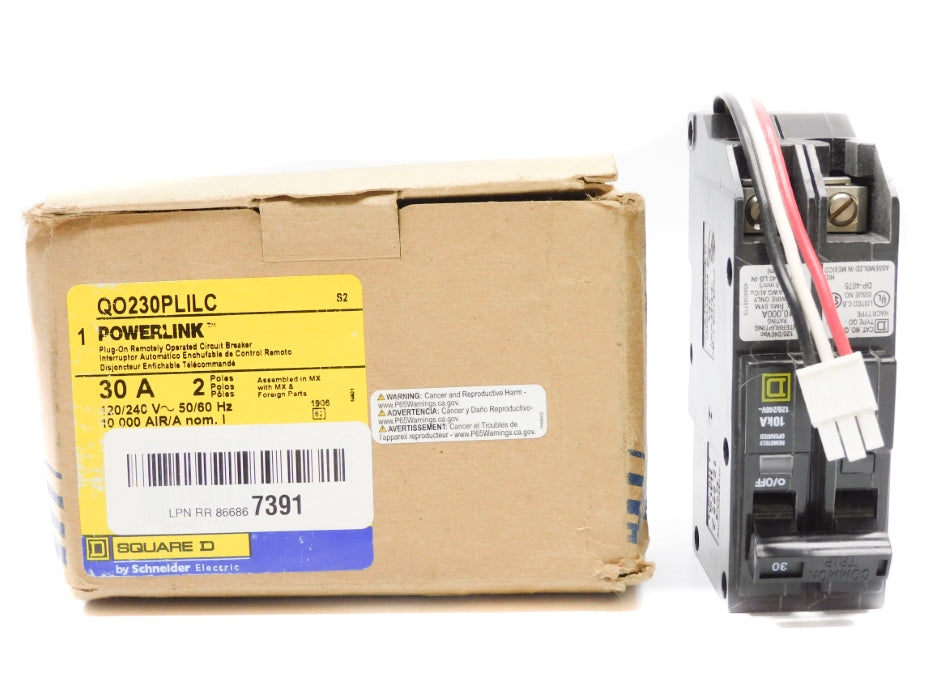 SQUARE D QO230PLILC 120/240V 30A NSMP