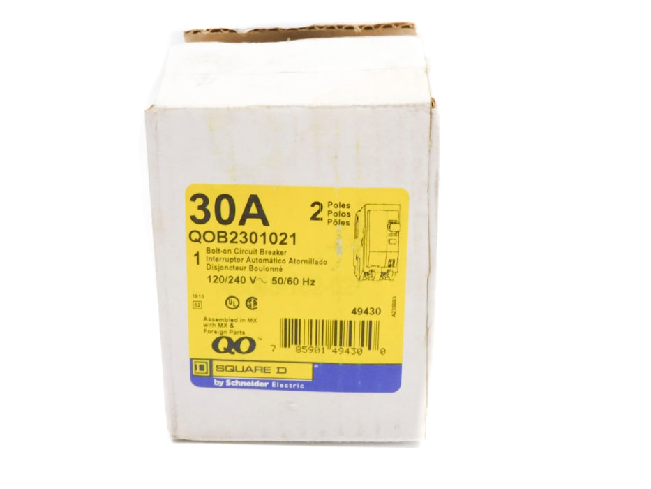 SQUARE D QOB2301021 120/240V 30A NSMP