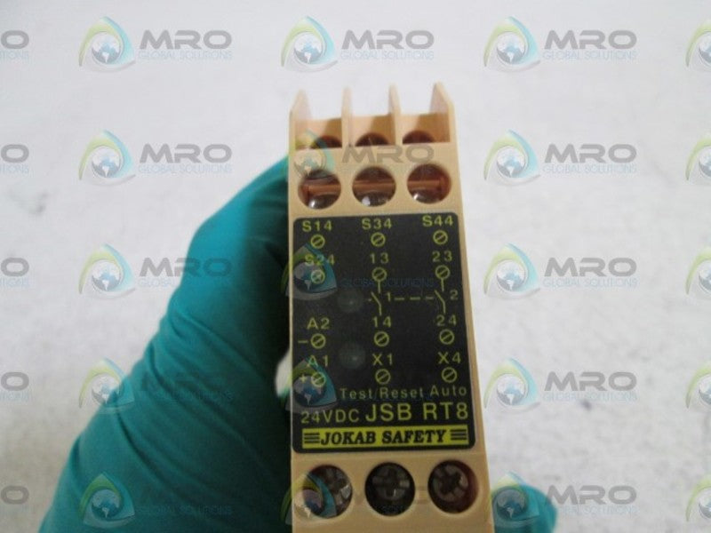 JOKAB 24VDC SAFETY RELAY JSBRT8 *NEW NO BOX *