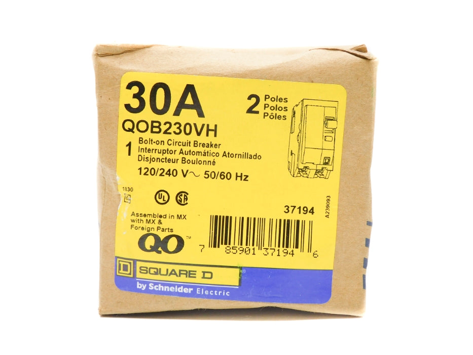 SQUARE D QOB230VH 30A 120/240V NSMP