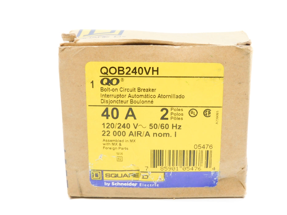 SQUARE D QOB240VH 40A 120/240V NSMP