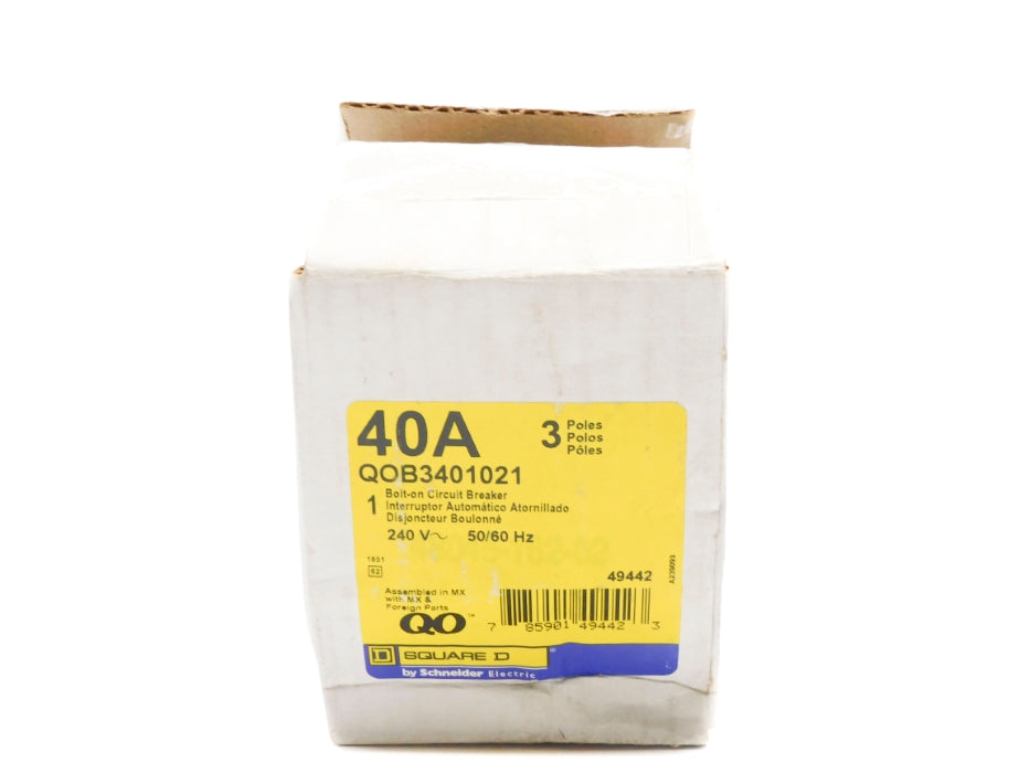 SQUARE D QOB3401021 40A 240V NSMP