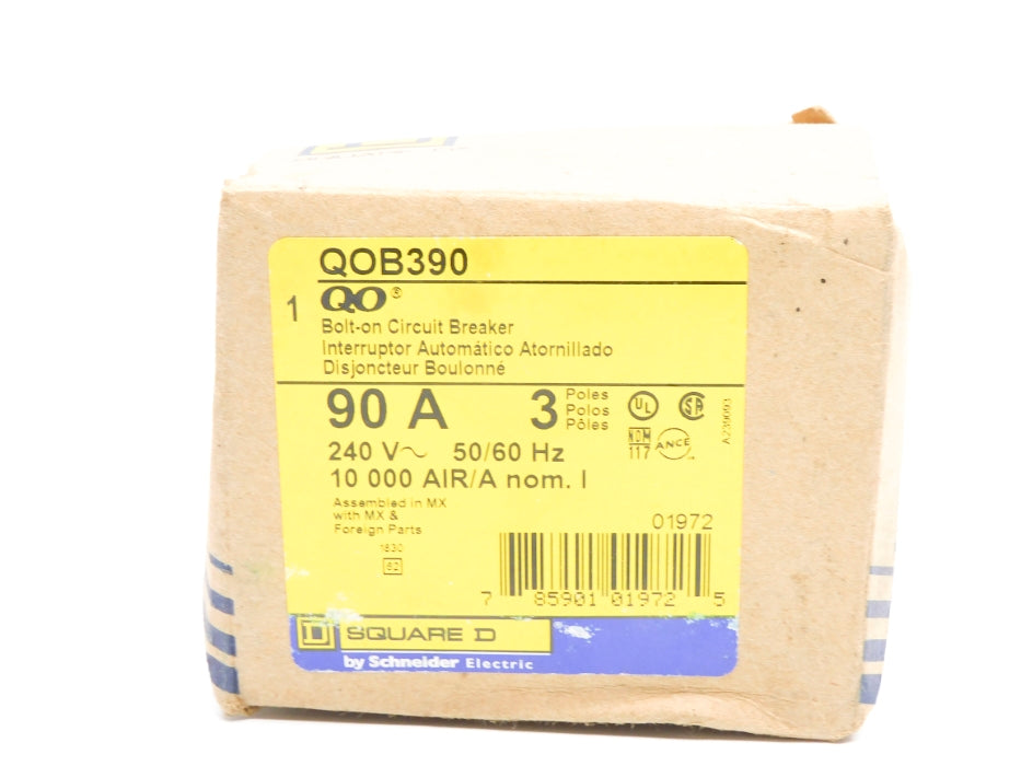 SQUARE D QOB390 90A 240V NSMP