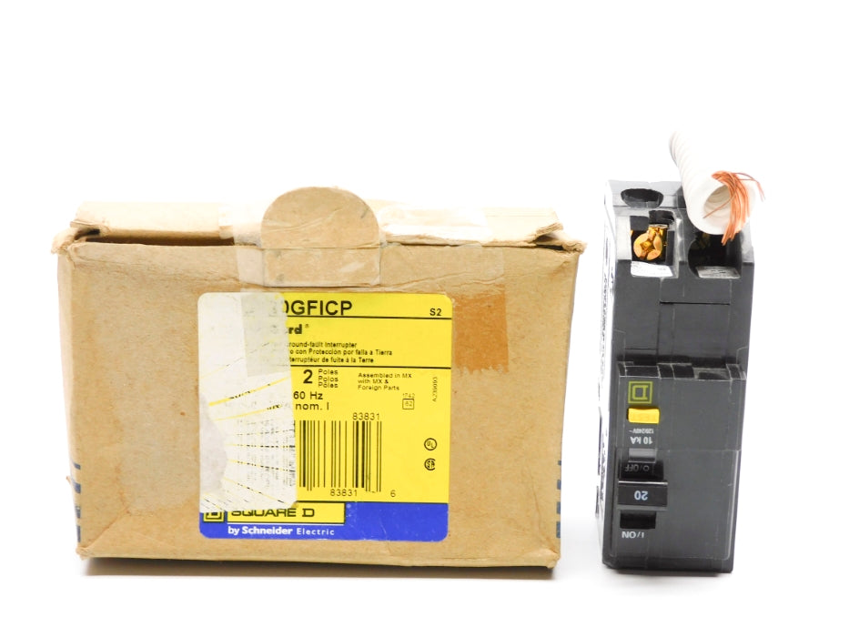 SQUARE D QO220GFICP 20A 120/240V (AS PICTURED) NSMP