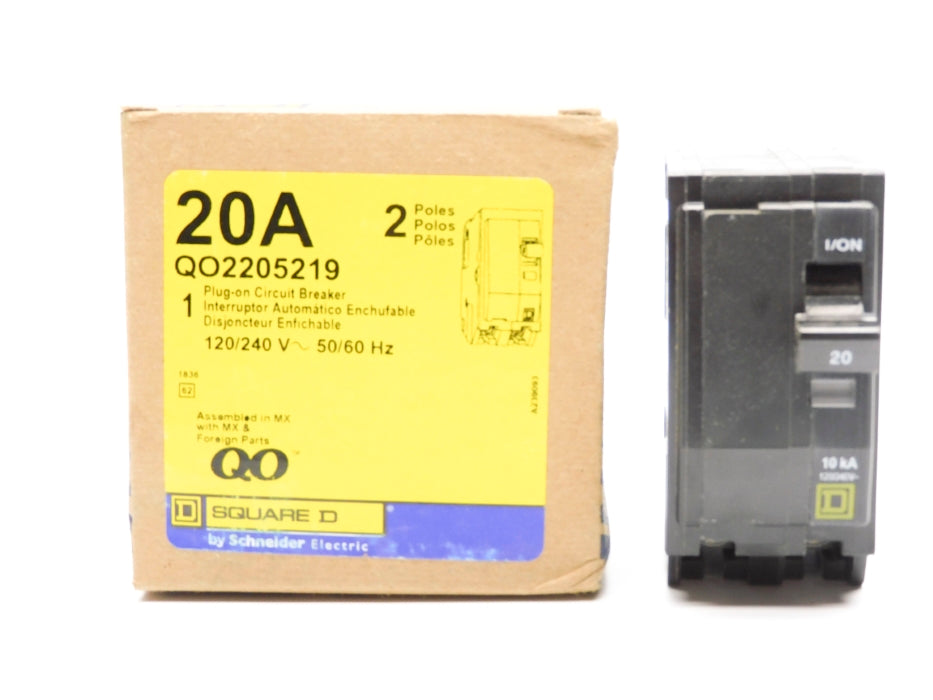 SQUARE D QO2205219 20A 120/240V NSMP