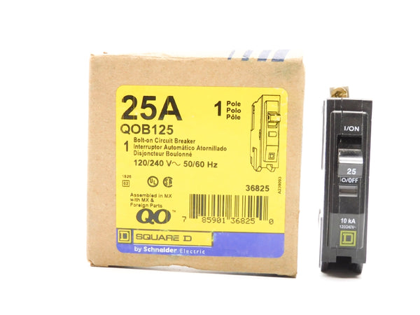SQUARE D QOB125 120/240V 25A NSMP