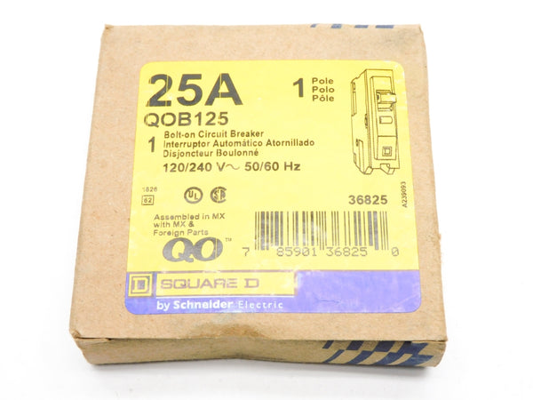 SQUARE D QOB125 120/240V 25A NSMP