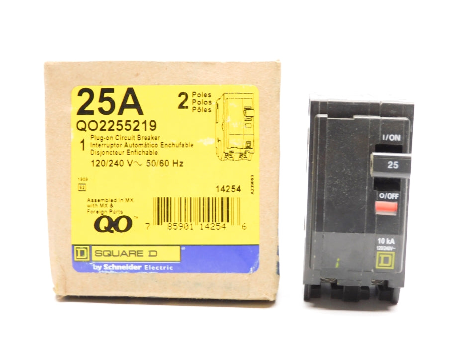 SQUARE D QO2255219 120/240V 25A NSMP