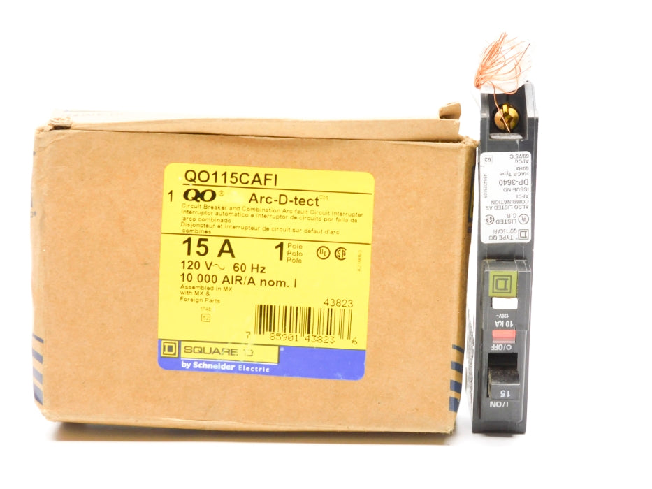 SQUARE D QO115CAFI 15A 120V NSMP