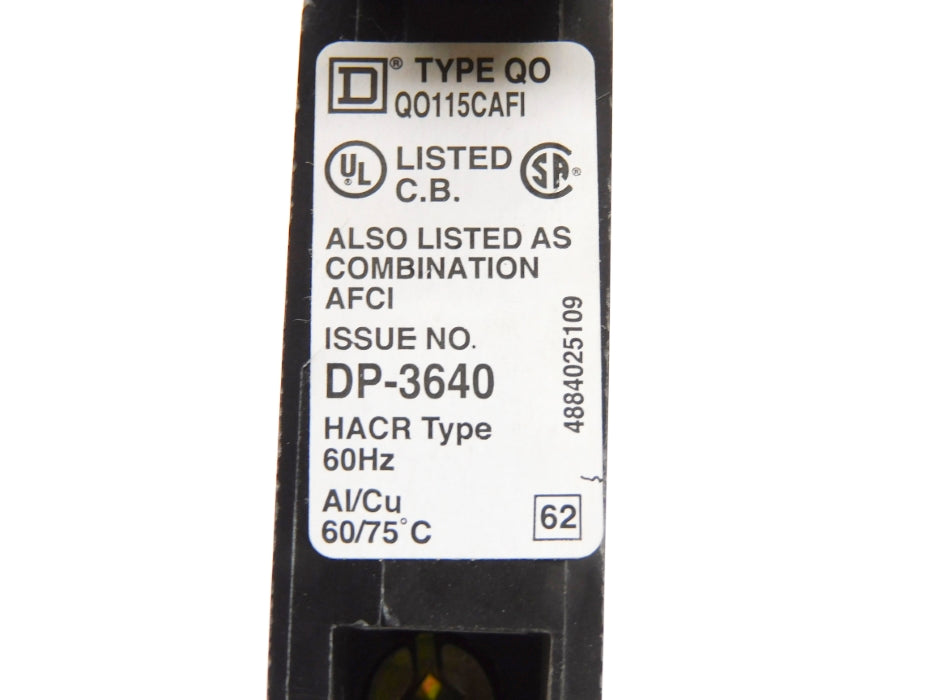 SQUARE D QO115CAFI 15A 120V NSMP