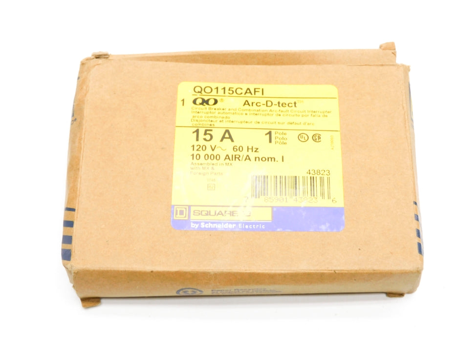SQUARE D QO115CAFI 15A 120V NSMP