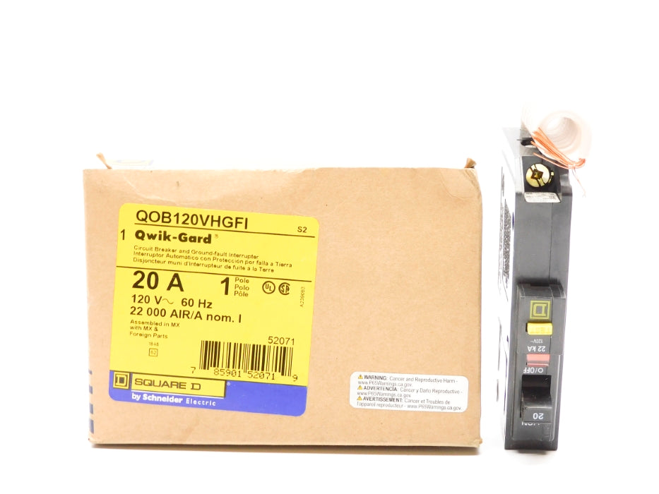 SQUARE D QOB120VHGFI 20A 120V NSMP