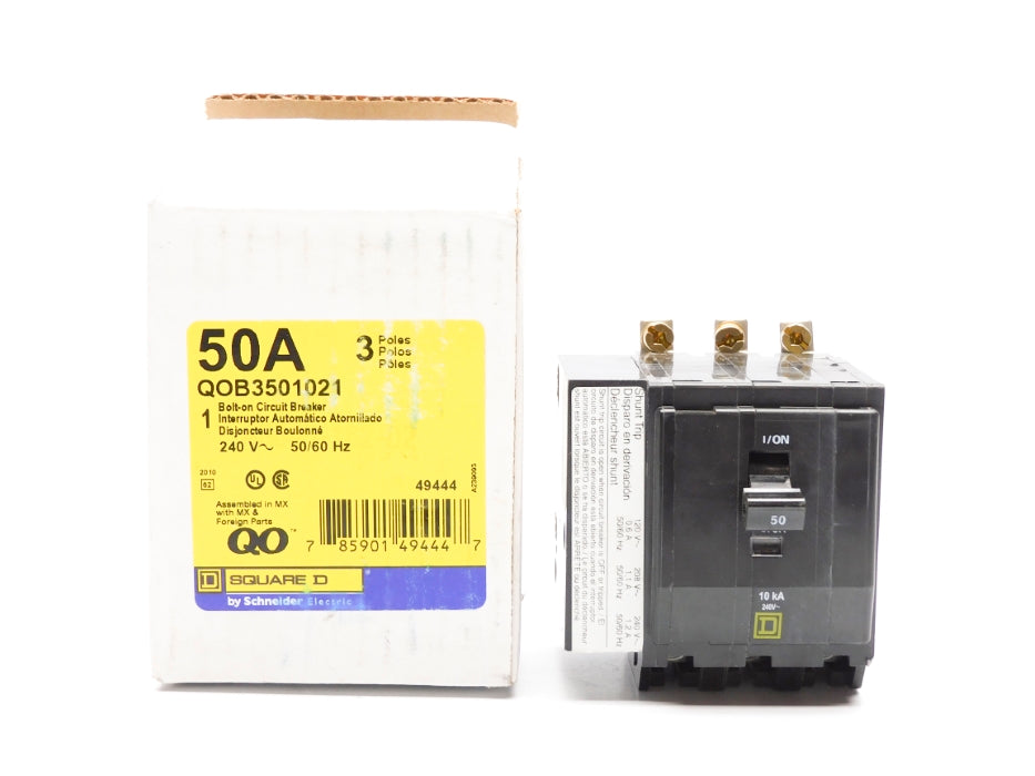 SQUARE D QOB3501021 240V 50A NSMP