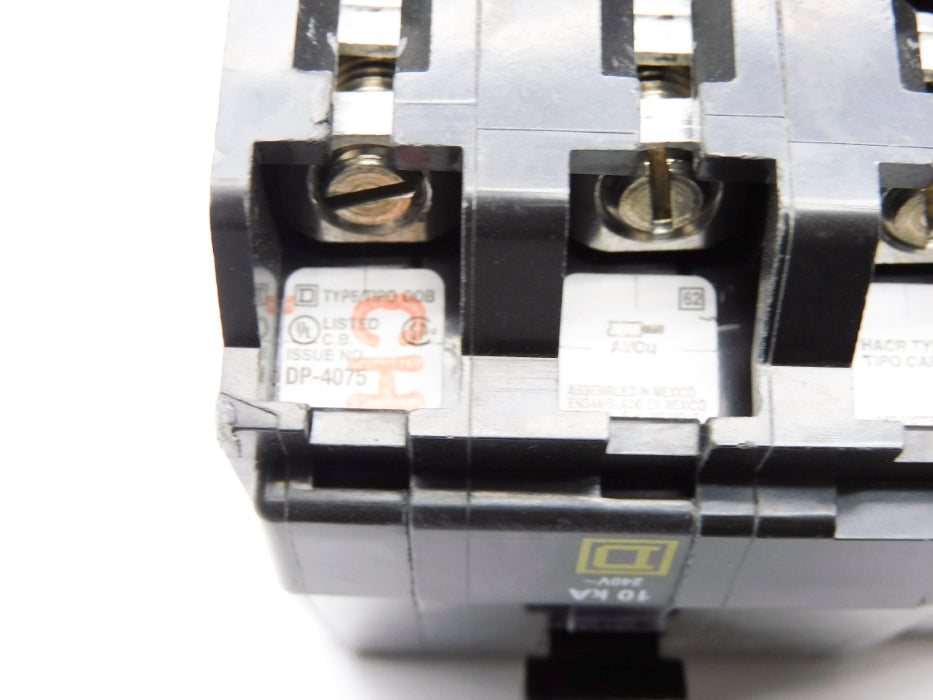 SQUARE D QOB3501021 240V 50A NSMP