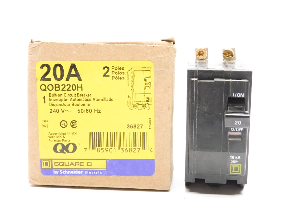 SQUARE D QOB220H 240V 20A NSMP