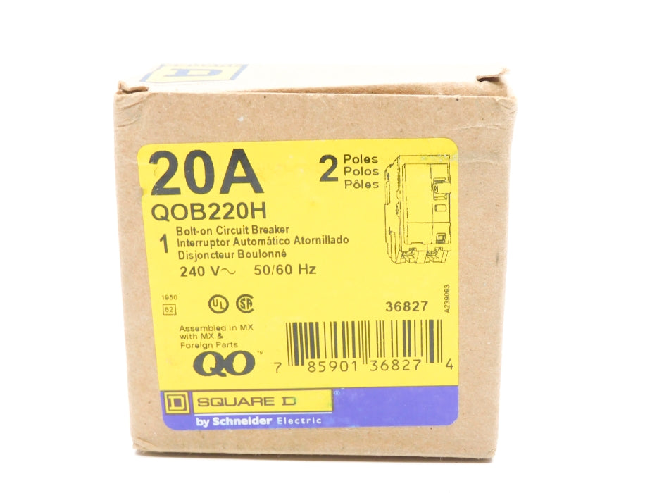 SQUARE D QOB220H 240V 20A NSMP