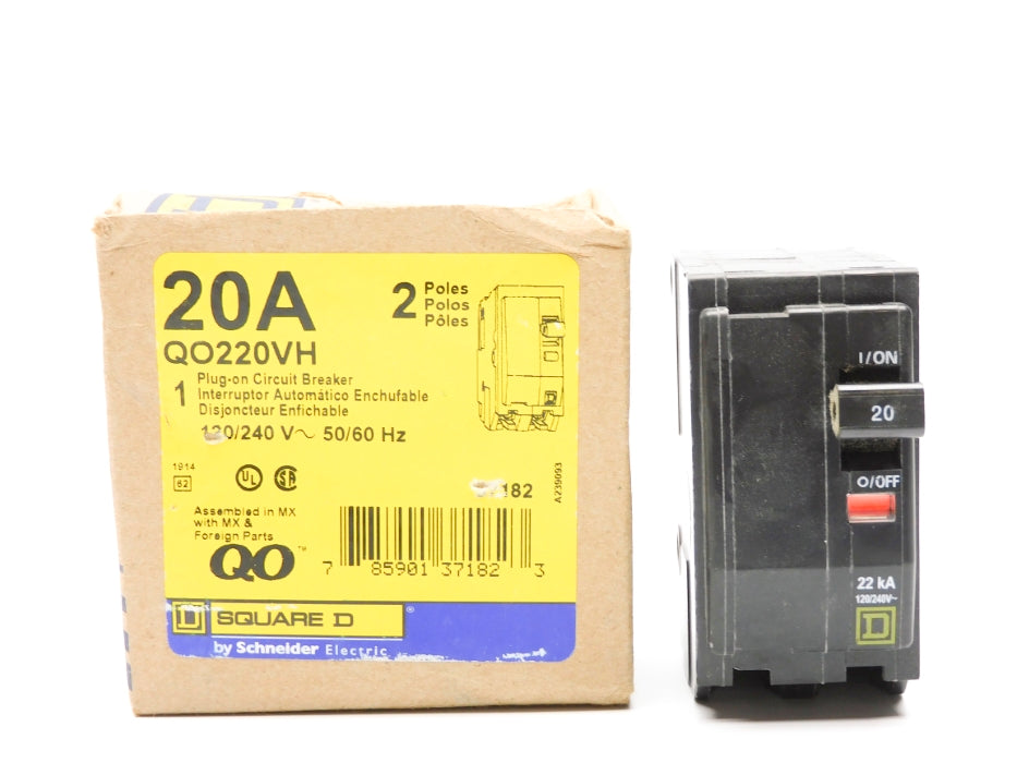 SQUARE D QO220VH 120/240V 20A NSMP