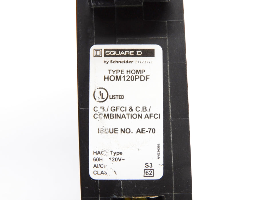 SQUARE D HOM120PDF 120V 20A (AS PICTURED) NSMP