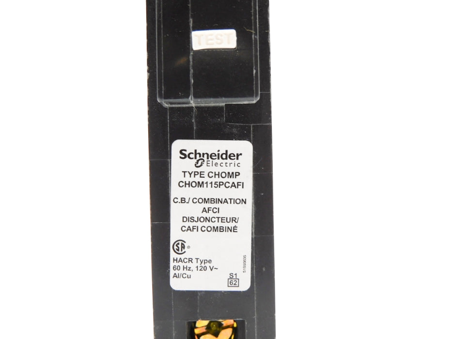 SCHNEIDER ELECTRIC CHOM115PCAFI 15A 120V NSNP