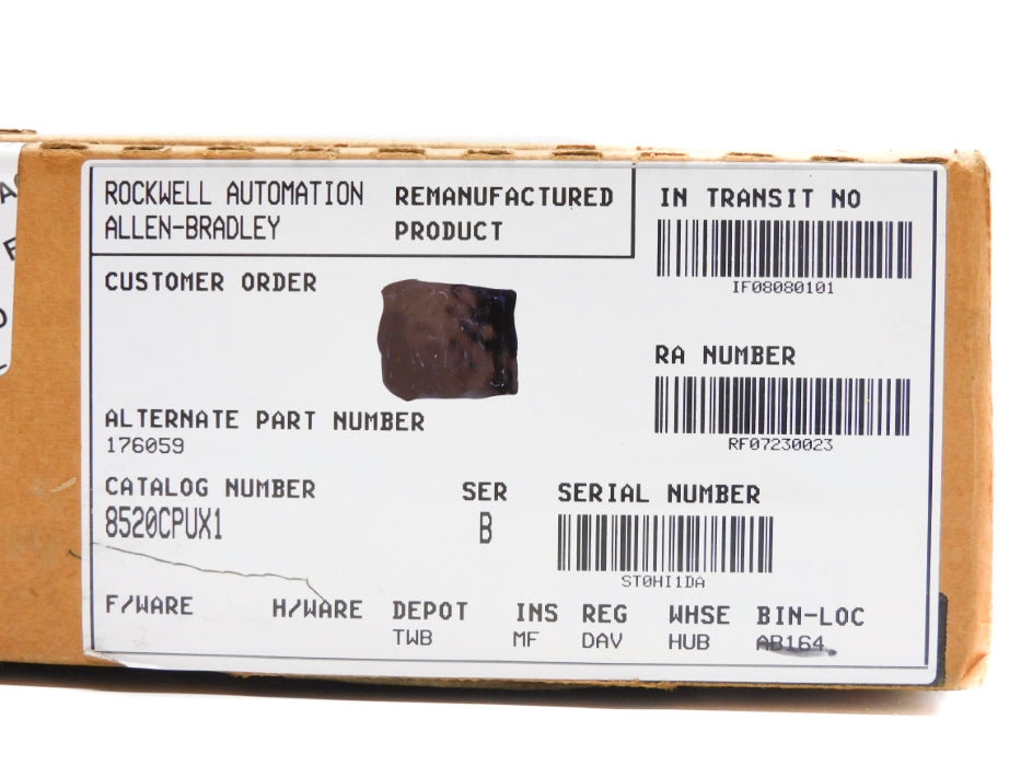 ALLEN BRADLEY 8520CPUX1 SER. B REMAN