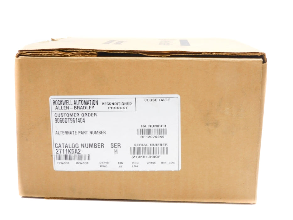 ALLEN BRADLEY 2711-K5A2X SER. H F/W 4.41 REMAN