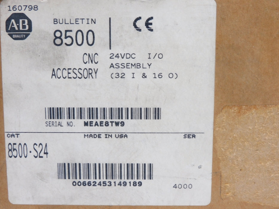 INDUSTRIAL SPARE PART 8500-S24 (AS PICTURED) (BR/WH) NSMP