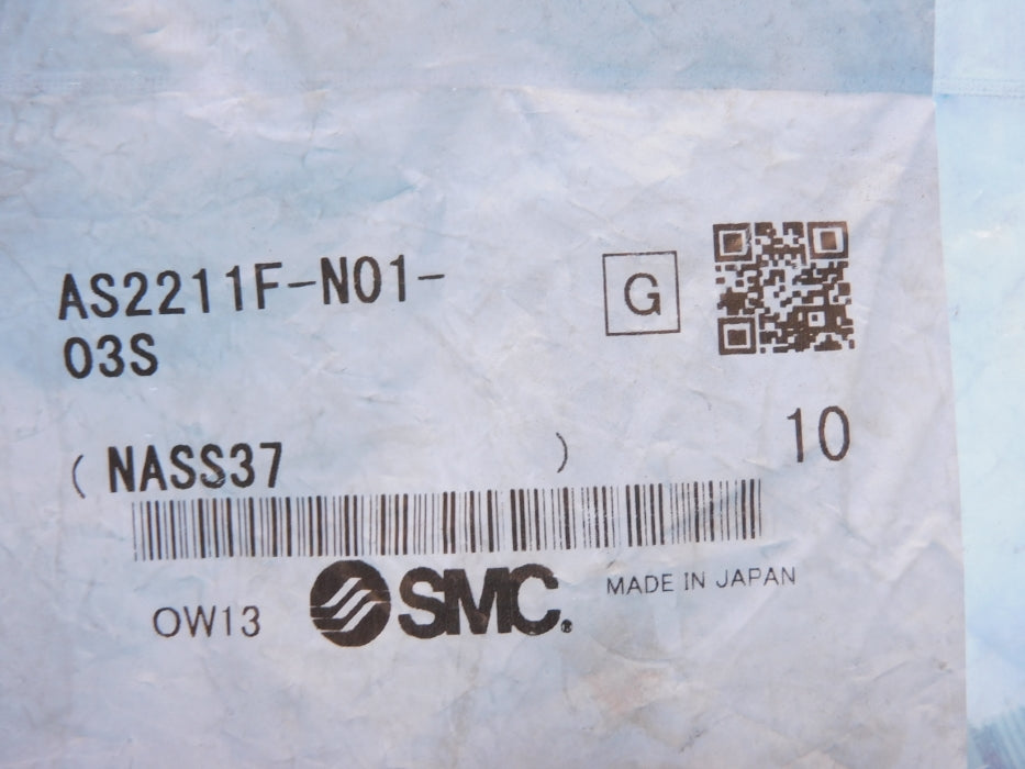 SMC AS2211F-N01-03S (PKG OF 10) NSMP