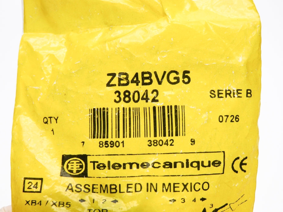 TELEMECANIQUE ZB4BVG5 SER. B NSMP