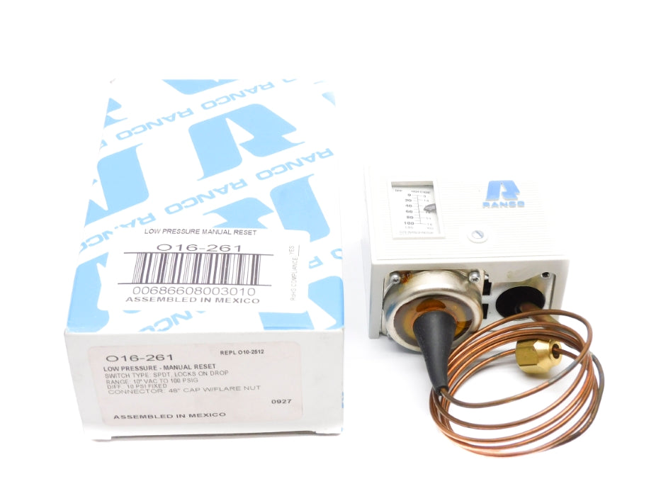 RANCO 016-261 10"VAC-100PSIG NSMP