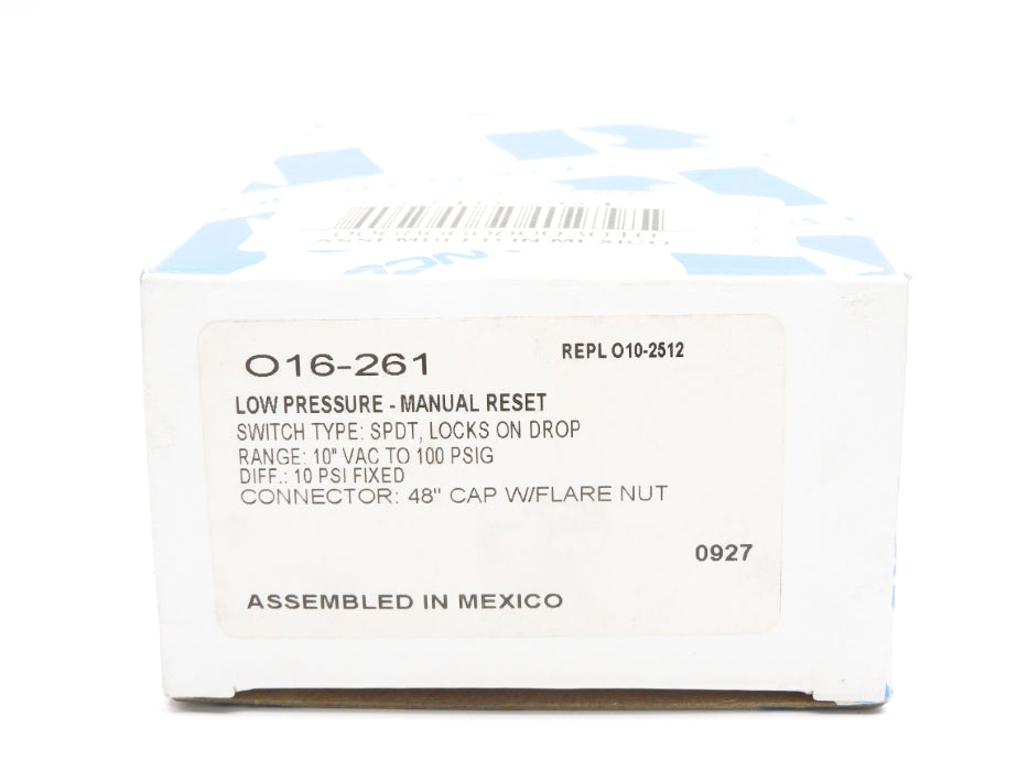 RANCO 016-261 10"VAC-100PSIG NSMP