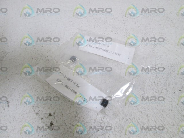 LOT OF 2 FANUC FUSE A03B-0807-K101 *NEW IN BAG*