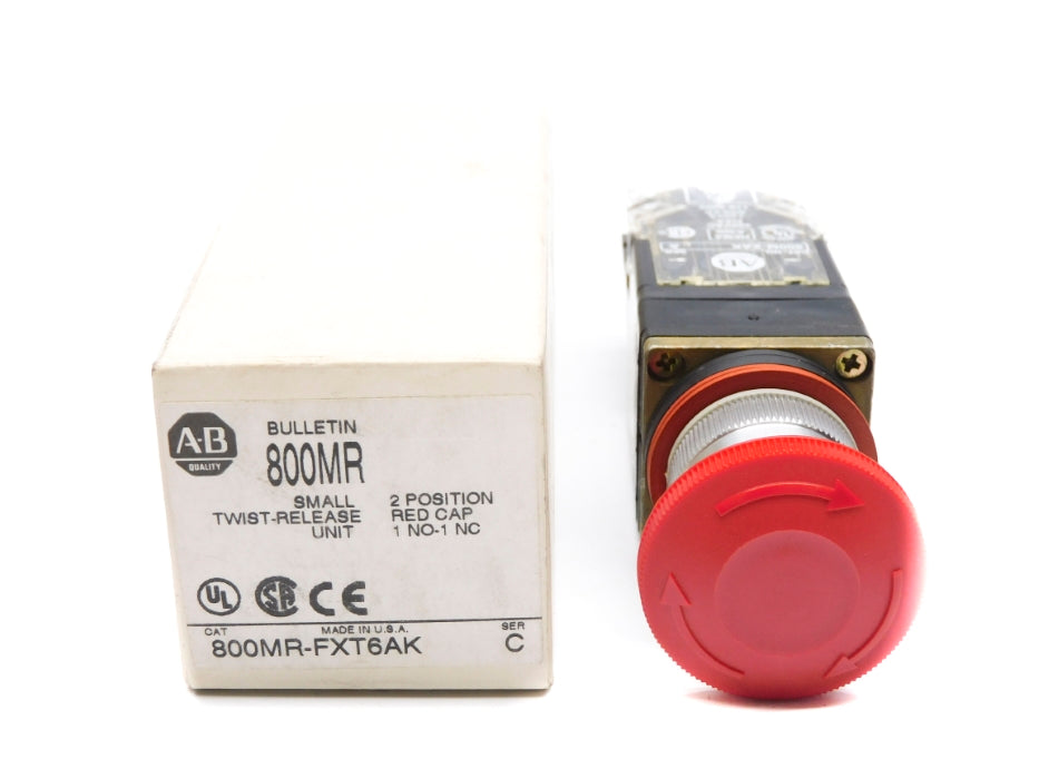 ALLEN BRADLEY 800MR-FXT6AK SER. C (WH) NSMP