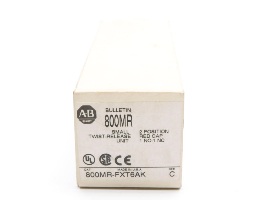 ALLEN BRADLEY 800MR-FXT6AK SER. C (WH) NSMP