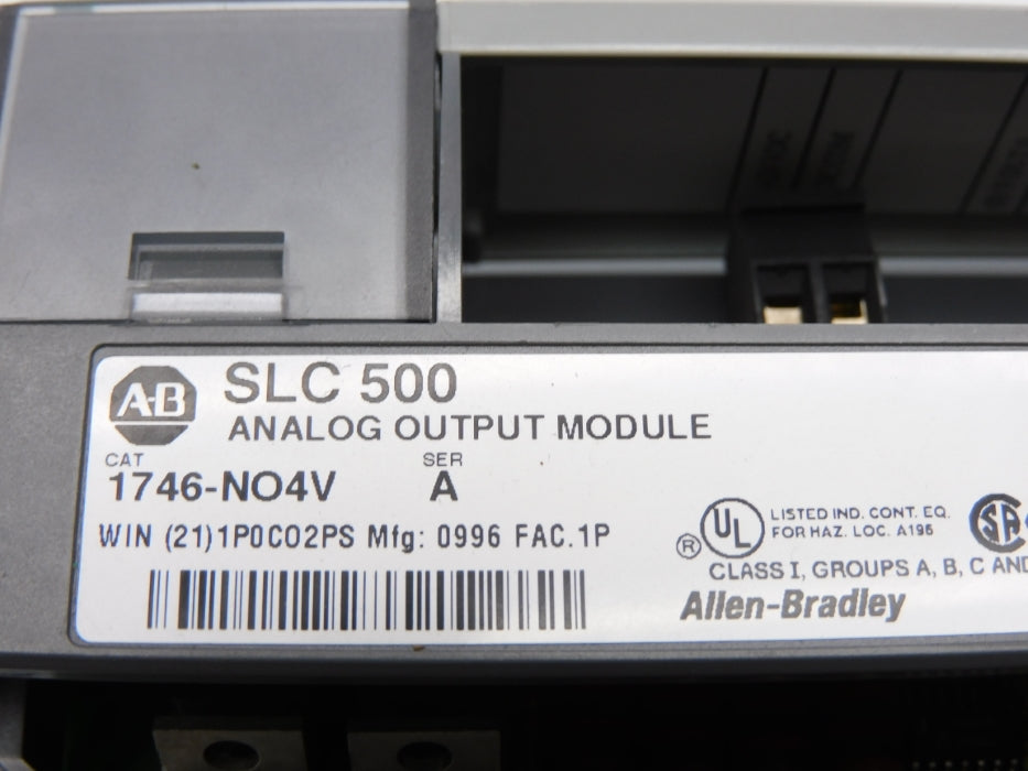 ALLEN BRADLEY 1746-NO4V SER. A (AS PICTURED) NSNP