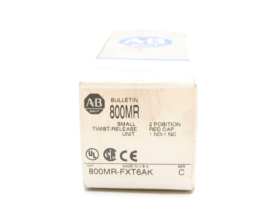 ALLEN BRADLEY 800MR-FXT6AK SER. C (GY/BL) NSMP