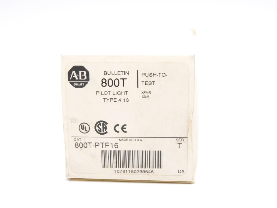 INDUSTRIAL SPARE PART 800T-PTF16 SER. T (WH) NSMP