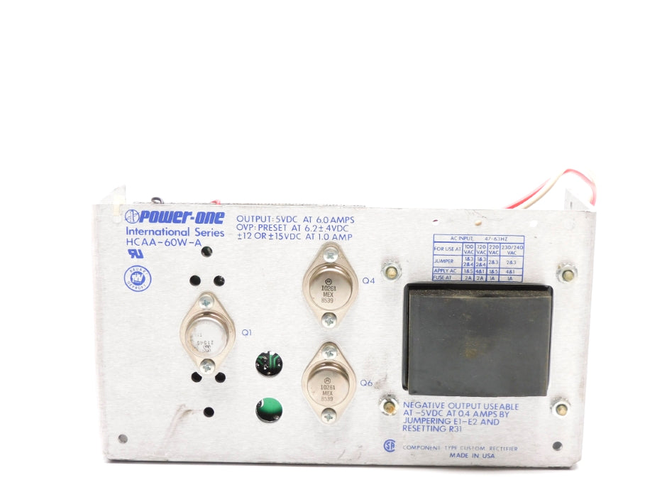 POWER ONE HCAA-60W-A UNMP