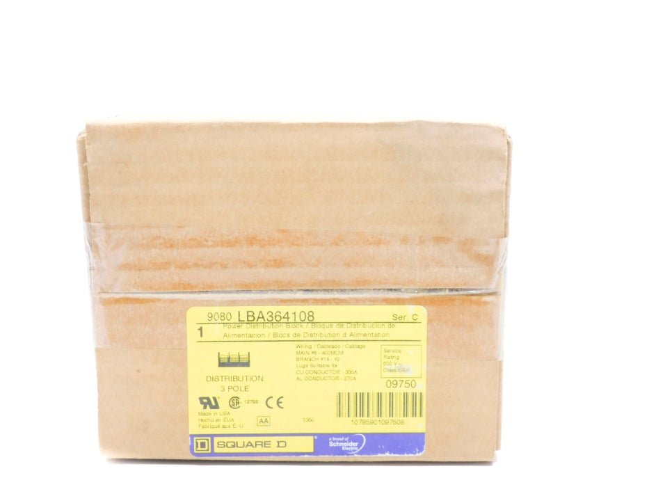 SQUARE D 9080LBA364108 SER. C NSFS