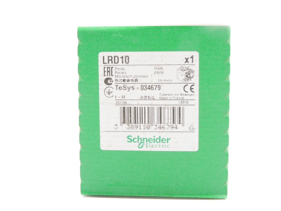 SCHNEIDER ELECTRIC LRD10 4-6A NSFS