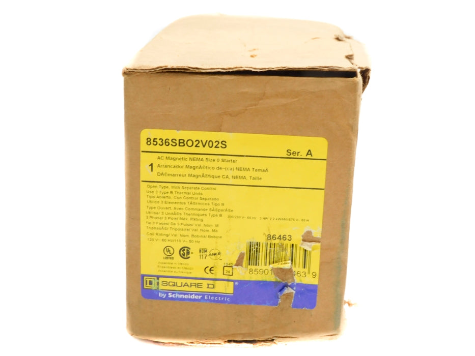 SQUARE D 8536SBO2V02S SER. A (AS PICTURED) NSMP
