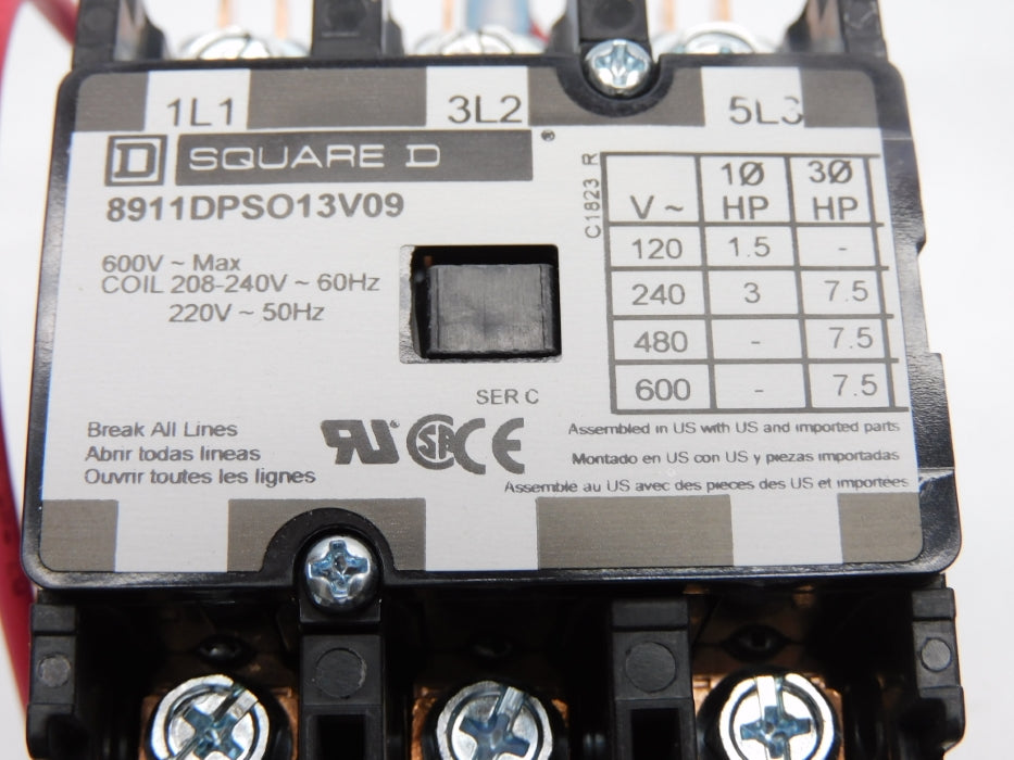 SQUARE D 8911DPSO13V09 SER. C NSMP