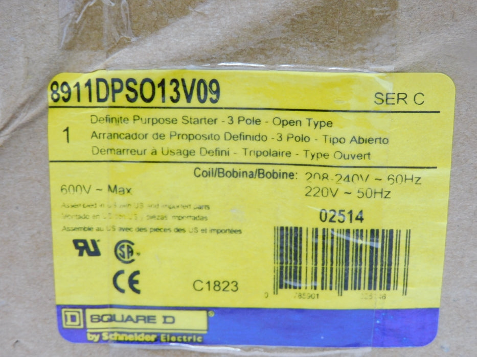 SQUARE D 8911DPSO13V09 SER. C NSMP