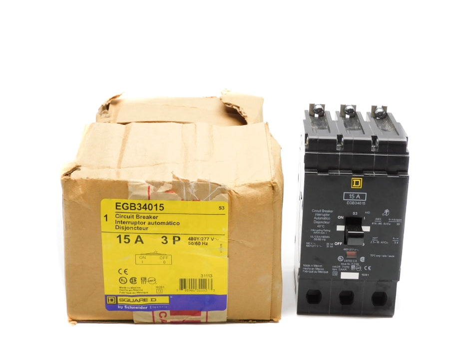 SQUARE D EGB34015 15A 480/277V NSMP