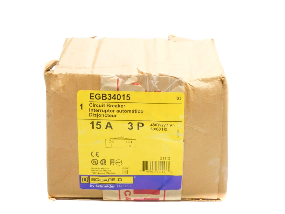 SQUARE D EGB34015 15A 480/277V NSMP