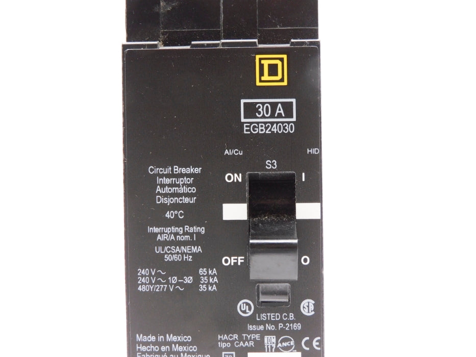 SQUARE D EGB24030 30A 480/277V NSMP