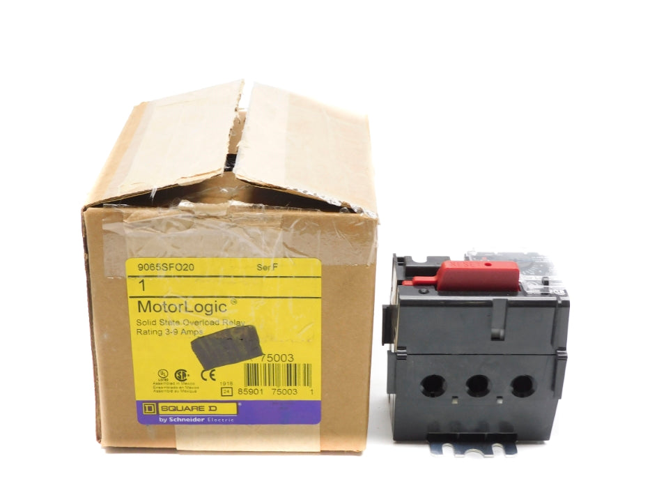SQUARE D 9065SF020 SER. F 3-9A NSMP